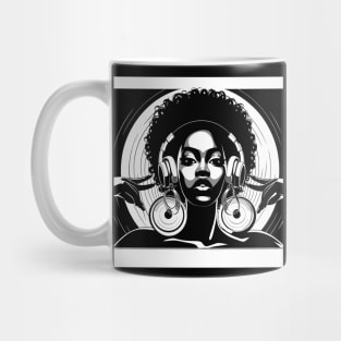 Afrocentric Woman Music Mug